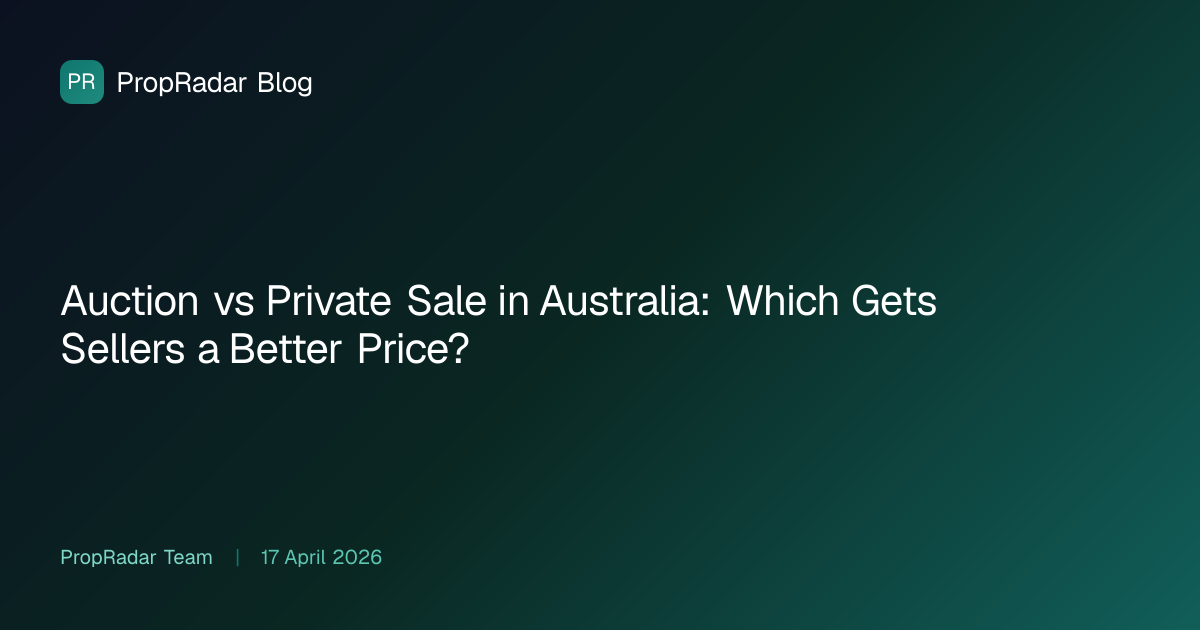 Auction vs Private Sale in Australia: Which Gets Sellers a Better Price?