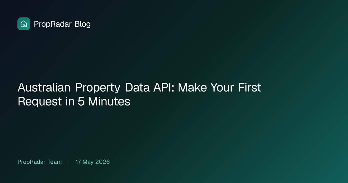 Australian Property Data API: Make Your First Request in 5 Minutes ...